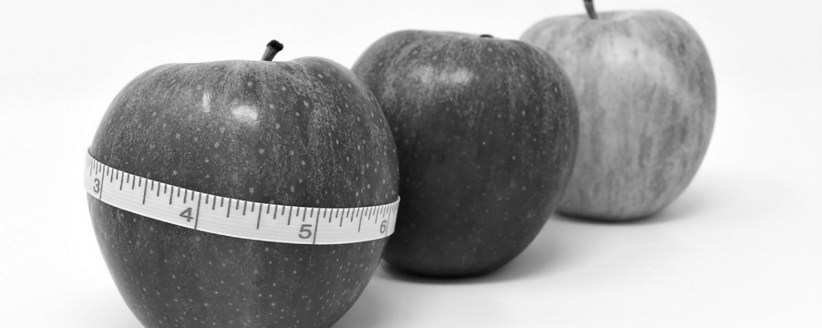 comer manzanas, no es fácil perder peso